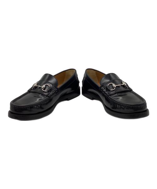 GUCCI（グッチ）GUCCI (グッチ) ホースビットローファー ブラック サイズ:5　1/2の古着・服飾アイテム