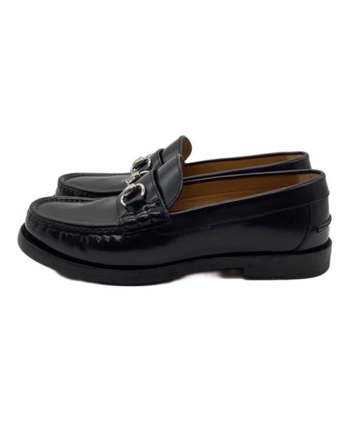 GUCCI（グッチ）GUCCI (グッチ) ホースビットローファー ブラック サイズ:5　1/2の古着・服飾アイテム