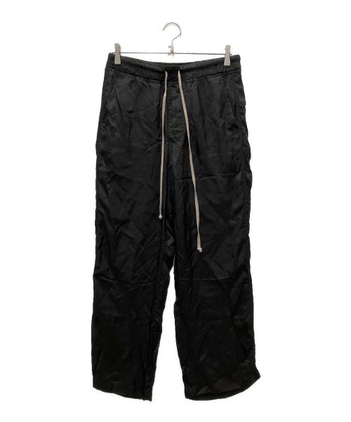 RICK OWENS（リックオウエンス）RICK OWENS (リックオウエンス) シアーキュプラパンツ ブラック サイズ:48の古着・服飾アイテム
