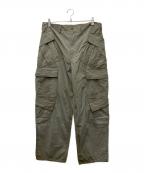 flagstuffフラグスタフ）の古着「FADE MULTI POCKET MIL PANTS」｜オリーブ