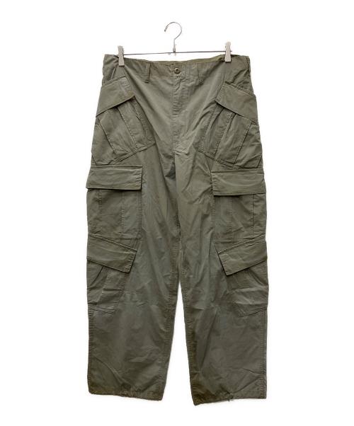 flagstuff（フラグスタフ）flagstuff (フラグスタフ) FADE MULTI POCKET MIL PANTS オリーブ サイズ:XLの古着・服飾アイテム