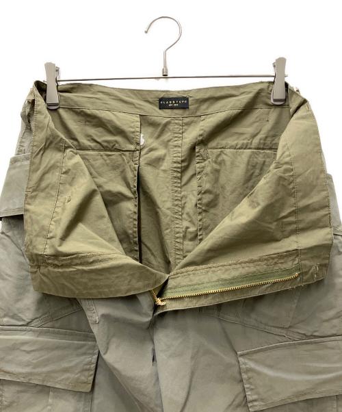 flagstuff（フラグスタフ）flagstuff (フラグスタフ) FADE MULTI POCKET MIL PANTS オリーブ サイズ:XLの古着・服飾アイテム