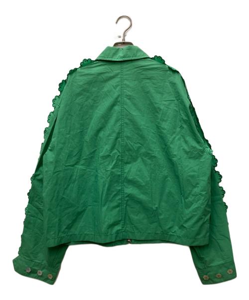 masu（エムエーエスユー）MASU (エムエーエスユー) SCALLOP BLOUSON グリーン サイズ:48の古着・服飾アイテム