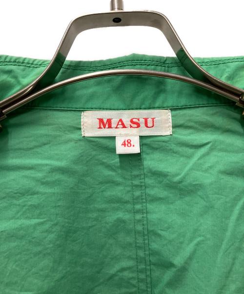 masu（エムエーエスユー）MASU (エムエーエスユー) SCALLOP BLOUSON グリーン サイズ:48の古着・服飾アイテム