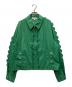 MASU（エムエーエスユー）の古着「SCALLOP BLOUSON」｜グリーン