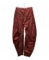 JULIUS (ユリウス) 10oz Coated Denim Curved Wide Pants レッド サイズ:4：50000円