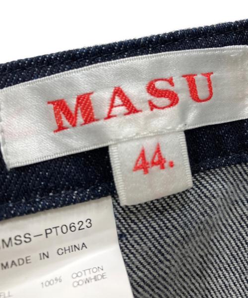 masu（エムエーエスユー）masu (エムエーエスユー) レイヤードデニムパンツ インディゴ サイズ:44の古着・服飾アイテム