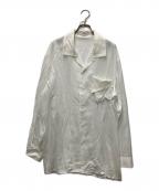 sulvamサルバム）の古着「Opencollar rayon shirt」｜ホワイト