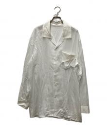 sulvam（サルバム）の古着「Opencollar rayon shirt」｜ホワイト