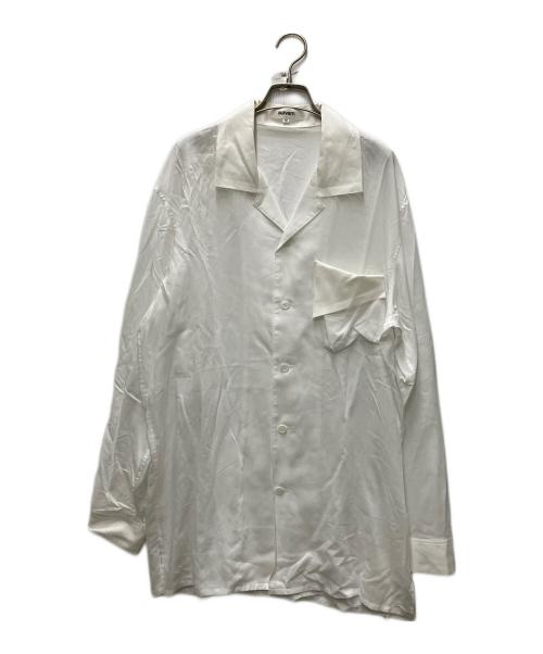 sulvam（サルバム）sulvam (サルバム) Opencollar rayon shirt ホワイト サイズ:Mの古着・服飾アイテム