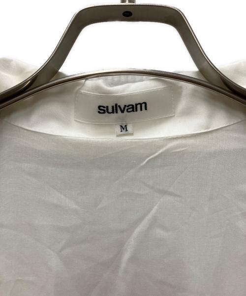sulvam（サルバム）sulvam (サルバム) Opencollar rayon shirt ホワイト サイズ:Mの古着・服飾アイテム