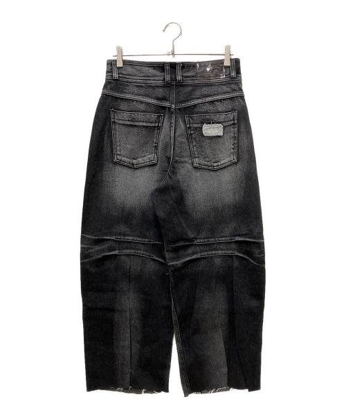 BLR（ビーエルアール）BLR (ビーエルアール) Knee Point Washed Denim Pants インディゴ サイズ:Mの古着・服飾アイテム