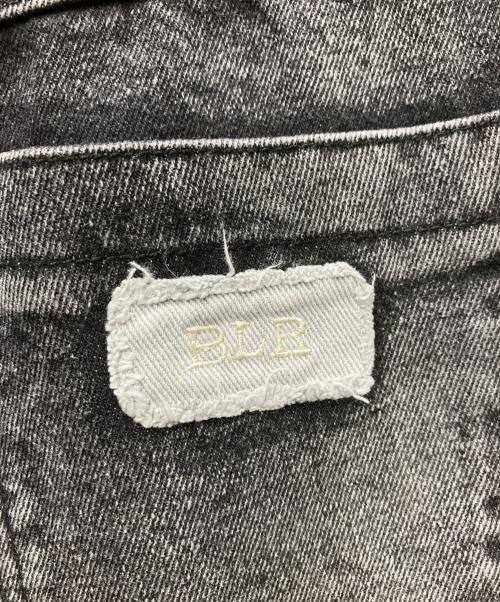 BLR（ビーエルアール）BLR (ビーエルアール) Knee Point Washed Denim Pants インディゴ サイズ:Mの古着・服飾アイテム