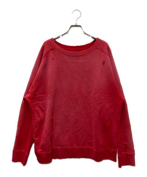 Needles（ニードルズ）Needles (ニードルズ) Darts Sweat Shirt - French Terry レッド サイズ:Mの古着・服飾アイテム