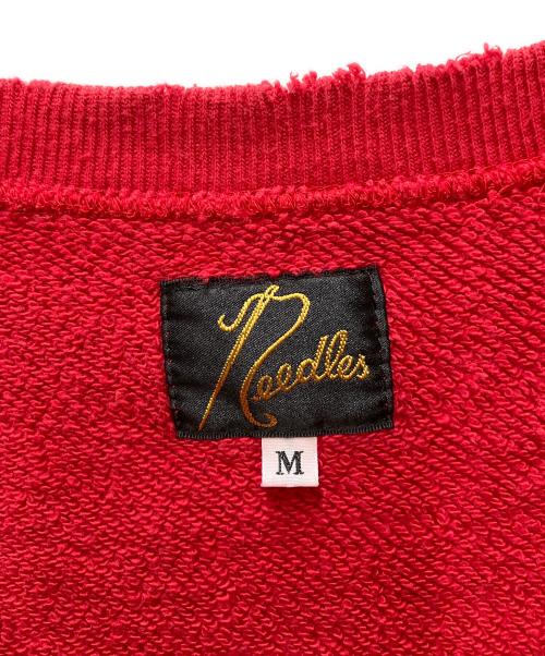Needles（ニードルズ）Needles (ニードルズ) Darts Sweat Shirt - French Terry レッド サイズ:Mの古着・服飾アイテム
