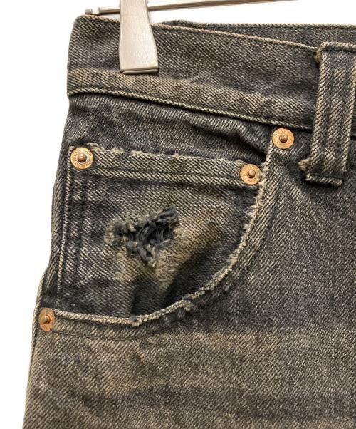 KAMIYA（カミヤ）KAMIYA (カミヤ) SUPER BAGGY REPAIRED JEANS インディゴ サイズ:Sの古着・服飾アイテム