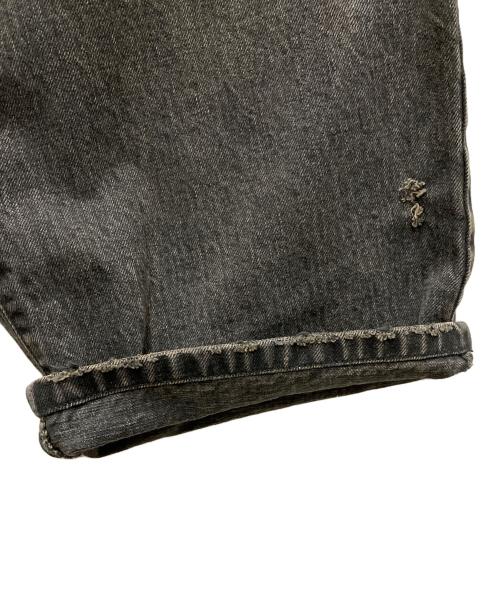 KAMIYA（カミヤ）KAMIYA (カミヤ) SUPER BAGGY REPAIRED JEANS インディゴ サイズ:Sの古着・服飾アイテム