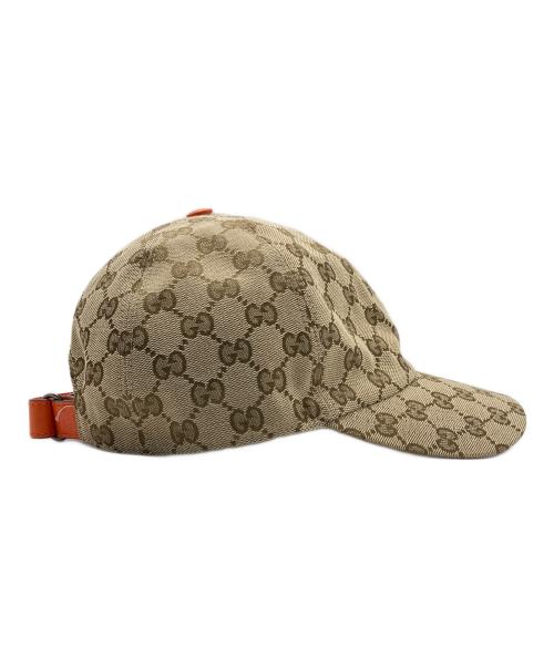 GUCCI（グッチ）GUCCI (グッチ) THE NORTH FACE (ザ ノース フェイス) GGキャンバスキャップ ベージュの古着・服飾アイテム