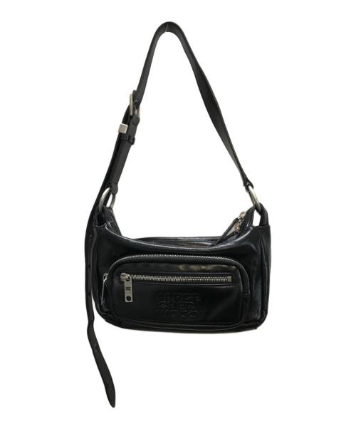 MARGE SHER WOOD（マージシャーウッド）MARGE SHER WOOD (マージシャーウッド) OUTPOCKET HOBO MINI BAG ブラックの古着・服飾アイテム