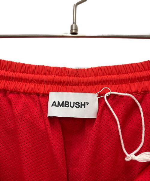 AMBUSH（アンブッシュ）AMBUSH (アンブッシュ) サイドライン トラックパンツ レッド サイズ:Mの古着・服飾アイテム
