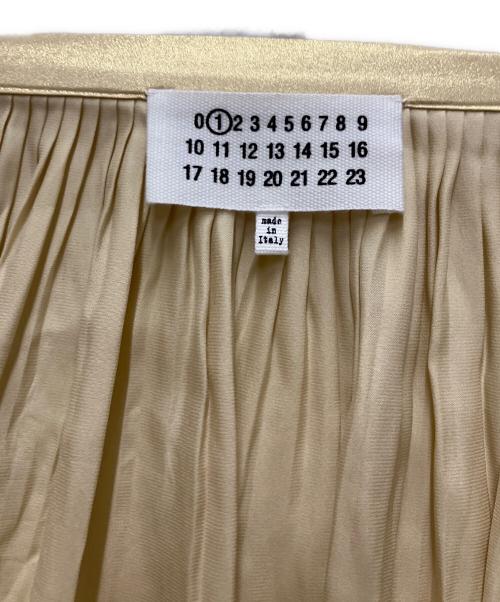 Maison Margiela（メゾンマルジェラ）Maison Margiela (メゾンマルジェラ) 20年モデル プリーツスカート ベージュ サイズ:38の古着・服飾アイテム