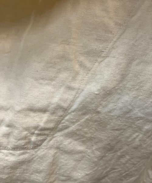 French Army（フランス軍）French Army (フランス軍) ホスピタルダブルブレストリネンコート ベージュ サイズ:不明の古着・服飾アイテム