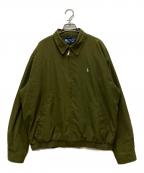 POLO RALPH LAURENポロ・ラルフローレン）の古着「90's ポニー刺繍スイングトップ」｜カーキ