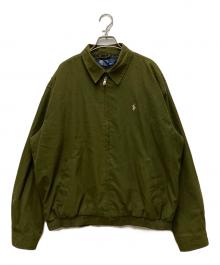 POLO RALPH LAUREN（ポロ・ラルフローレン）の古着「90's ポニー刺繍スイングトップ」｜カーキ