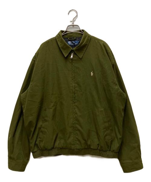 POLO RALPH LAUREN（ポロ・ラルフローレン）POLO RALPH LAUREN (ポロ・ラルフローレン) 90's ポニー刺繍スイングトップ カーキ サイズ:Lの古着・服飾アイテム