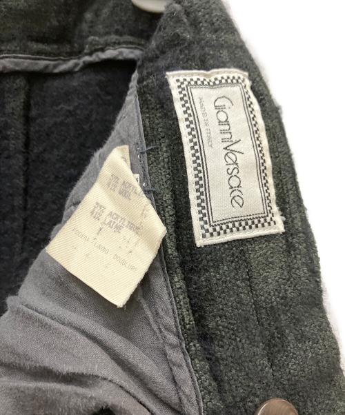 GIANNI VERSACE（ジャンニ・ヴェルサーチ）GIANNI VERSACE (ジャンニ・ヴェルサーチ) ジャンニ期 4タックパンツ ブラック サイズ:52の古着・服飾アイテム