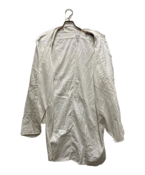 LOEWE（ロエベ）LOEWE (ロエベ) Asymmetric Shirt ホワイト サイズ:40の古着・服飾アイテム