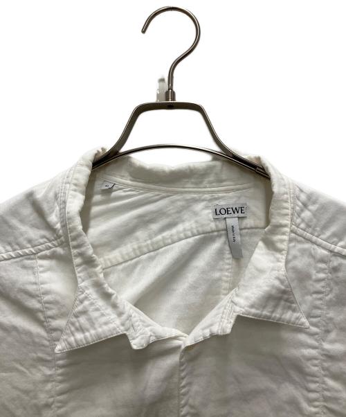 LOEWE（ロエベ）LOEWE (ロエベ) Asymmetric Shirt ホワイト サイズ:40の古着・服飾アイテム