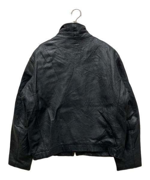 French Army（フランス軍）French Army (フランス軍) パイロットレザージャケット ブラック サイズ:不明の古着・服飾アイテム