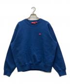SUPREMEシュプリーム）の古着「Small Box Logo crewneck」｜ブルー