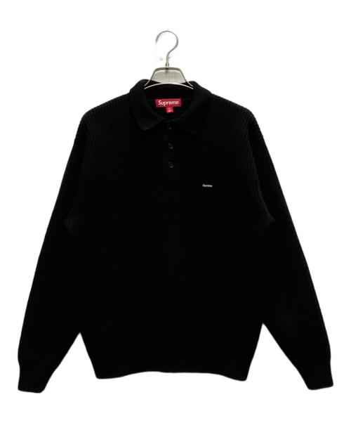 SUPREME（シュプリーム）Supreme (シュプリーム) Small Box Polo Sweater ブラック サイズ:Sの古着・服飾アイテム