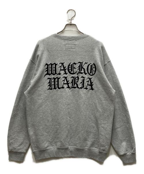 WACKO MARIA（ワコマリア）WACKO MARIA (ワコマリア) 56 TATOO STUDIO コラボスカルスウェット グレー サイズ:Lの古着・服飾アイテム