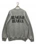 WACKO MARIA (ワコマリア) 56 TATOO STUDIO コラボスカルスウェット グレー サイズ:L：12000円