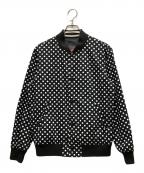 SUPREME×COMME des GARCONS SHIRTシュプリーム×コムデギャルソンシャツ）の古着「Reversible Varsity Baseball Jacket」｜ブラック