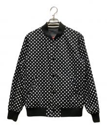 SUPREME×COMME des GARCONS SHIRT（シュプリーム×コムデギャルソンシャツ）の古着「Reversible Varsity Baseball Jacket」｜ブラック