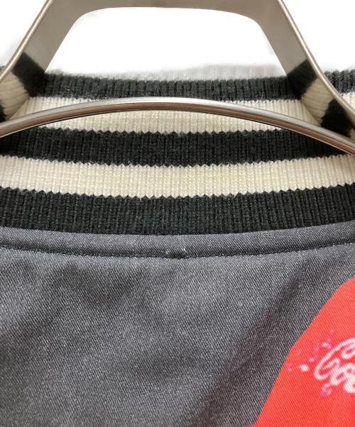 SUPREME（シュプリーム）Supreme (シュプリーム) COMME des GARCONS SHIRT (コムデギャルソンシャツ) Reversible Varsity Baseball Jacket ブラック サイズ:Sの古着・服飾アイテム