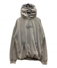 DIESEL（ディーゼル）の古着「S-BOXSTIC-HOOD」｜グレー
