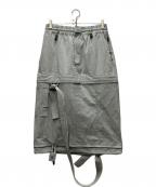 JIAN YEジェン イェ）の古着「ALLY BAG SKIRT 3WAY」｜グレー