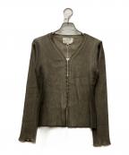 Matin Kimマーティン キム）の古着「VINTAGE DYING HOOK CARDIGAN」｜グレー