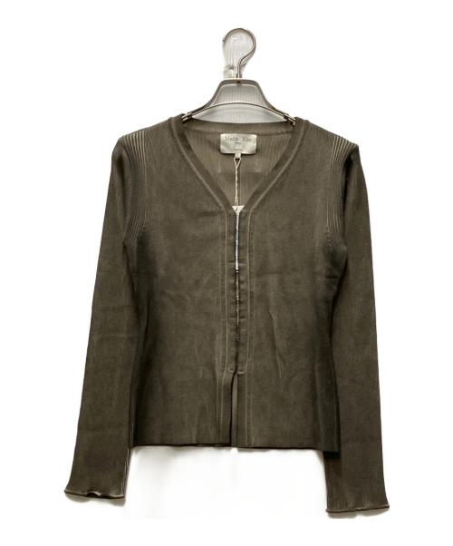 Matin Kim（マーティン キム）Matin Kim (マーティン・キム) VINTAGE DYING HOOK CARDIGAN グレー サイズ:FREEの古着・服飾アイテム