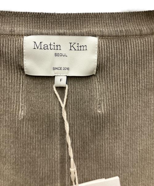 Matin Kim（マーティン キム）Matin Kim (マーティン・キム) VINTAGE DYING HOOK CARDIGAN グレー サイズ:FREEの古着・服飾アイテム