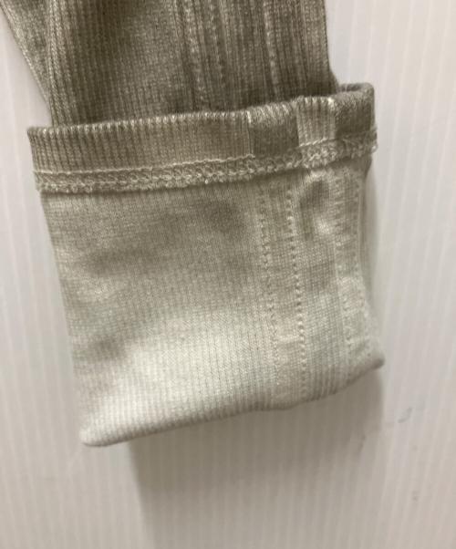 Matin Kim（マーティン キム）Matin Kim (マーティン・キム) SLEEVE BINDING WASHED TOP カーキ サイズ:Sの古着・服飾アイテム