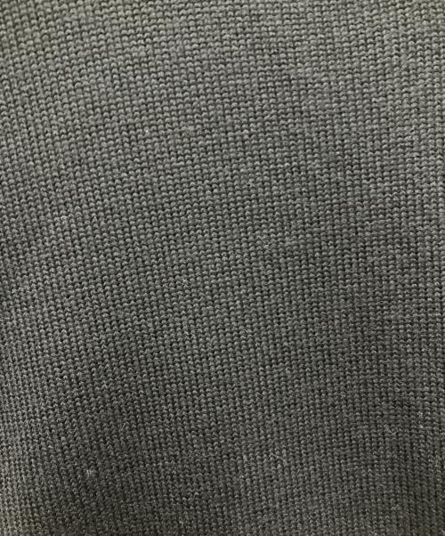 LOEWE（ロエベ）LOEWE (ロエベ) パネル切替  アナグラム刺繍ニット ブラック×ネイビー サイズ:Sの古着・服飾アイテム