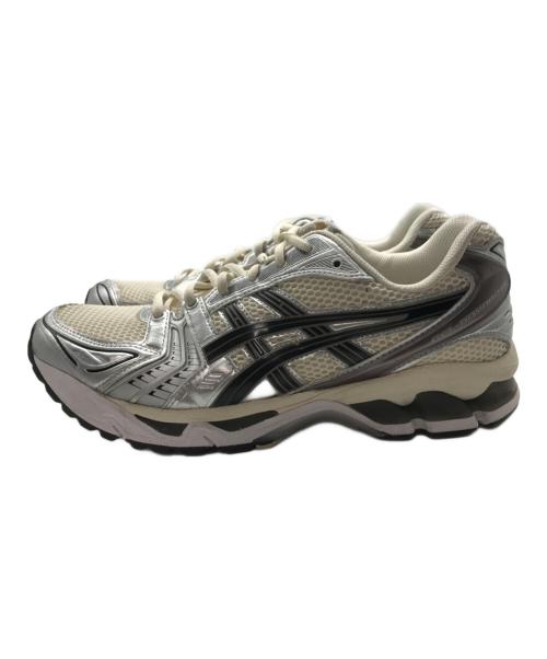 asics（アシックス）asics (アシックス) GEL-KAYANO 14 ホワイト×グレー サイズ:27の古着・服飾アイテム