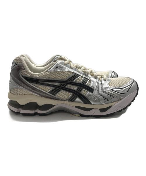 asics（アシックス）asics (アシックス) GEL-KAYANO 14 ホワイト×グレー サイズ:27の古着・服飾アイテム