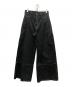 UN3D.（アンスリード）の古着「26SS WAVE LINE SIDE RIB DENIM PANTS」｜ブラック